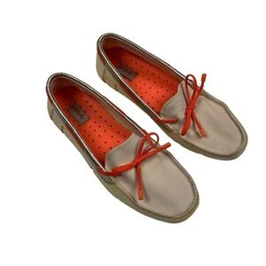 Swims Gray Red Loafers 38 Lightweight Water Shoes Breathable Casual Travel